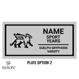 Guelph Gryphons Varsity Black Window Ring Box