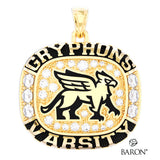 Guelph Gryphons Varsity Ring Top Pendant - Design 2.10