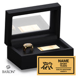 Guelph Gryphons Varsity Black Standard Window Ring Box