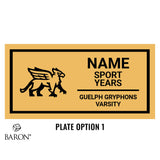 Guelph Gryphons Varsity Black Standard Window Ring Box