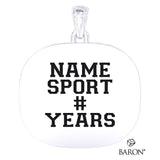 Guelph Gryphons Varsity Ring Top Pendant - Design 2.7