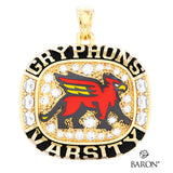 Guelph Gryphons Varsity Ring Top Pendant - Design 2.8