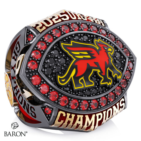 Guelph Jr. Gryphons Football 2025 Championship Ring - Design 1.8