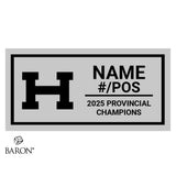 Hafford High School Football 2025 Championship Display Case