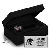 Hamilton Catholic Football SR 2024 Championship Black Standard Window Ring Box