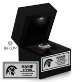 Hamilton Catholic Football SR 2024 Championship Black LED Ring Box