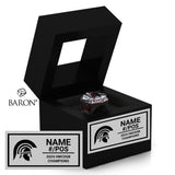 Hamilton Catholic Football SR 2024 Championship Black Window Ring Box