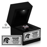Hamilton Catholic Footbal 2024 Championship Black LED Ring Box