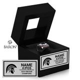 Hamilton Catholic Footbal 2024 Championship Black Window Ring Box