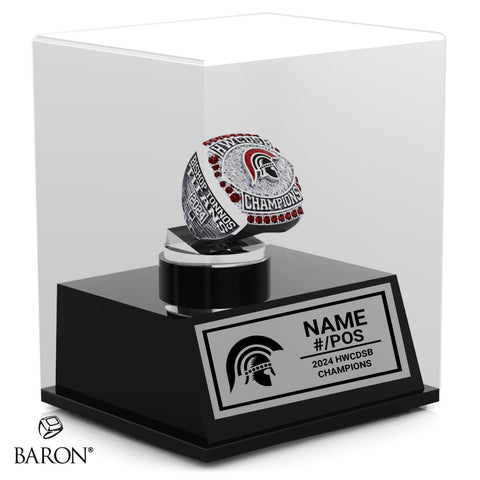 Hamilton Catholic Footbal 2024 Championship Display Case