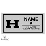 Hamilton Hurricanes Football 1993 Championship Black Window Ring Box