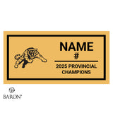 Hamilton Jr. Tiger-Cat Football 2025 Championship Black Standard Window Ring Box