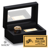 Hamilton Tiger-Cats Alumni Black Standard Window Ring Box