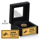Hamilton Tiger-Cats Alumni Black Window Ring Box