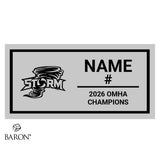 Highland Storm U15 Hockey 2026 Championship Black Standard Window Ring Box