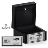 Hinton Bulldogs Hockey 2026 Championship Black LED Ring Box