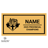 Holy Cross Volleyball 2025 Championship Black Standard Window Ring Box