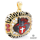 Holy Cross Volleyball 2025 Championship Ring Top Pendant - Design 2.6