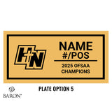 Holy Names High School Football 2025 Championship Black Standard Window Ring Box