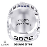 Holy Names High School Football 2025 Championship Ring - Design 4.11