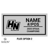 Holy Names High School Football 2025 Championship Black Standard Window Ring Box