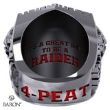 Holy Rosary High School Raiders Football 2025 Championship Ring - Design 1.5