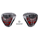 Holy Rosary High School Raiders Football 2025 Championship Ring - Design 1.5