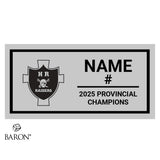 Holy Rosary High School Raiders Football 2025 Championship Black Standard Window Ring Box