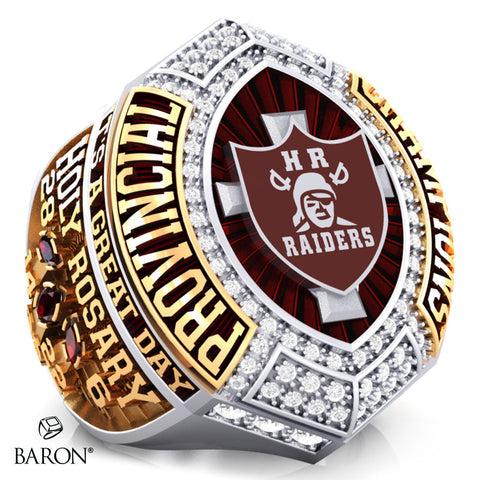 Holy Rosary High School Raiders Football 2023 Championship Ring - Design 2.2 *50% BALANCE*