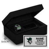 Holy Trinity Academy Football 2024 Championship Black Standard Window Ring Box