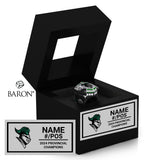 Holy Trinity Academy Football 2024 Championship Black Window Ring Box