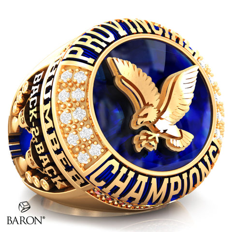Humber College Men's Hockey 2024 Championship Ring - Design 1.3