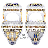 Humber College Hockey 2025 Men's Championship Ring - Design 1.14