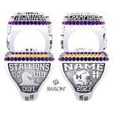 Huronia Stallions U16 OSFL 2023 Championship Ring - Design 4.6