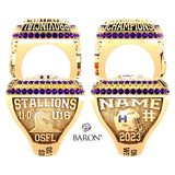 Huronia Stallions U16 OSFL 2023 Championship Ring - Design 4.7 *50% BALANCE*