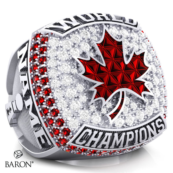 ICU World Cheerleading 2024 Championship Ring - Design 2.2