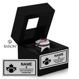 IFAF U20 Football Canada 2024 Championship Black Window Ring Box