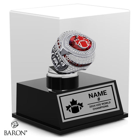 IFAF U20 Football Canada 2024 Championship Display Case