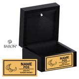 IPC Sledge Hockey 2025  Championship Black LED Ring Box