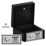 IPC Sledge Hockey 2025  Championship Black LED Ring Box