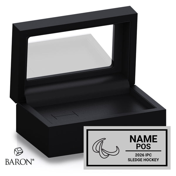 IPC Sledge Hockey 2025 Championship Ring Box