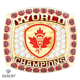 Lacrosse Canada Men's U20 World Lacrosse 2025 Championship Ring - Design 4.3