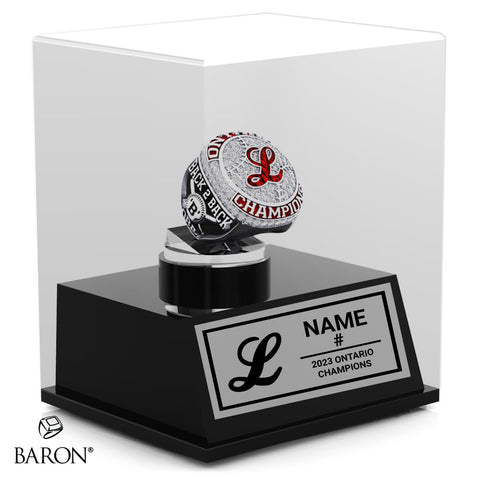 Leamington Lakers 15U 'B' 2023 Championship Display Case