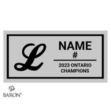 Leamington Lakers 15U 'B' 2023 Championship Display Case