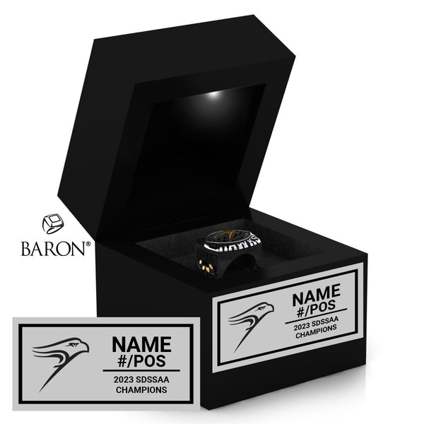 Lively Football 2023 Championship Black LED Ring Box