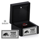 Lloydminster Red Dogs 2026 Championship Black LED Ring Box