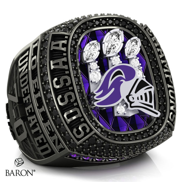 Lo Ellen High School Football 2023 Championship Ring - Design 2.7