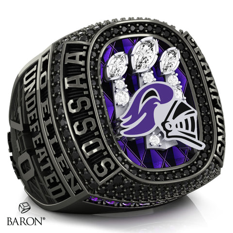 Lo Ellen High School Football 2023 Championship Ring - Design 2.7