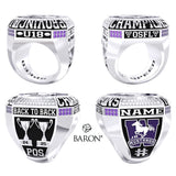 London Jr. Mustangs U18 Football 2025 OSFL Championship Ring - Design 2.10