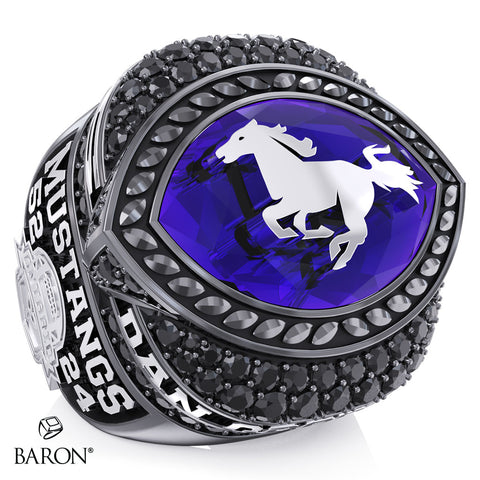 London Junior Mustangs U14AA Football 2025 Championship Ring - Design 2.3